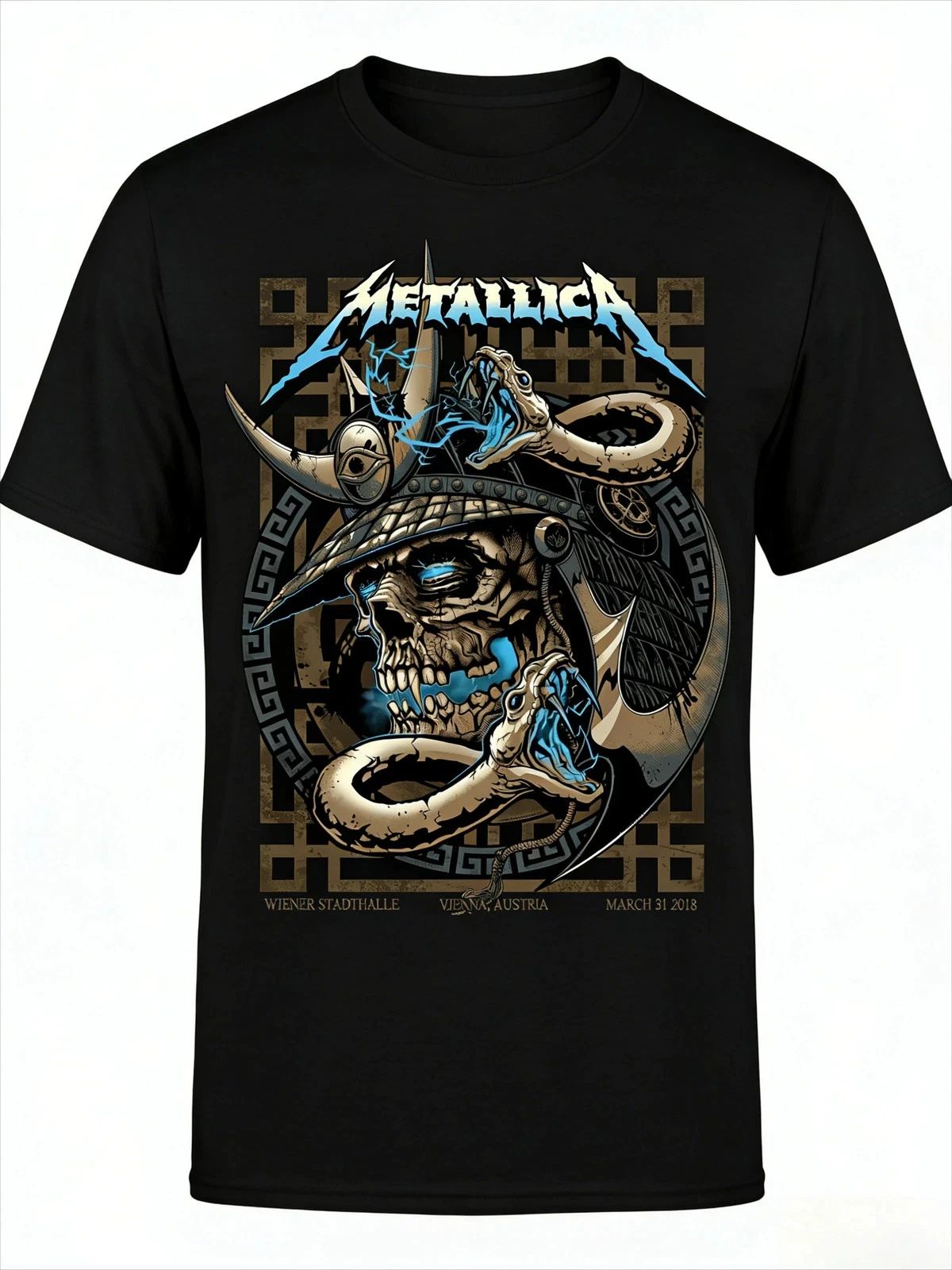 2026 Metallica Band T-Shirt 100% Cotton Graphic Tee Men Women Summer Streetwear Top