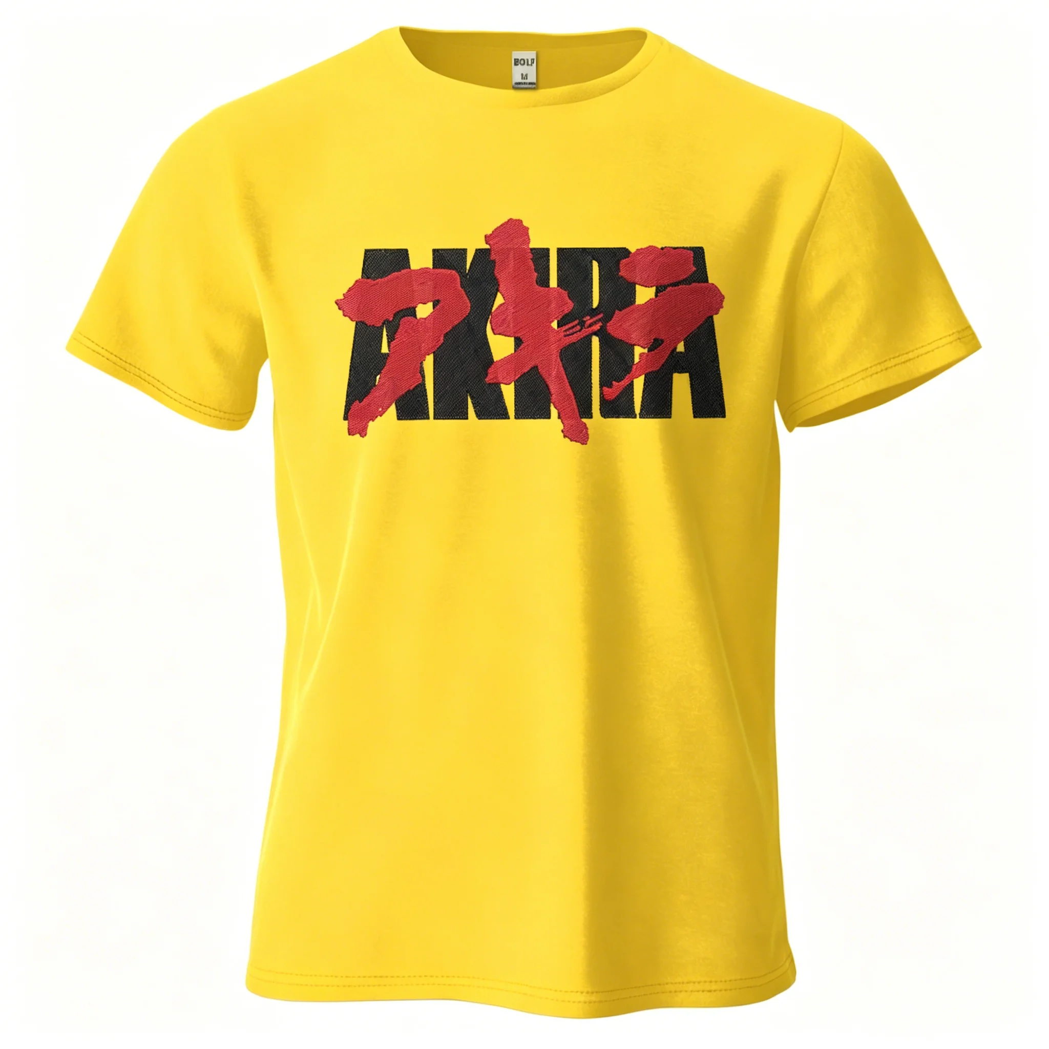 Unisex Akira Anime T-shirt Retro 90s Manga Graphic Print Casual Crew Neck Short Sleeve Loose Cotton Streetwear Tee for Men Women