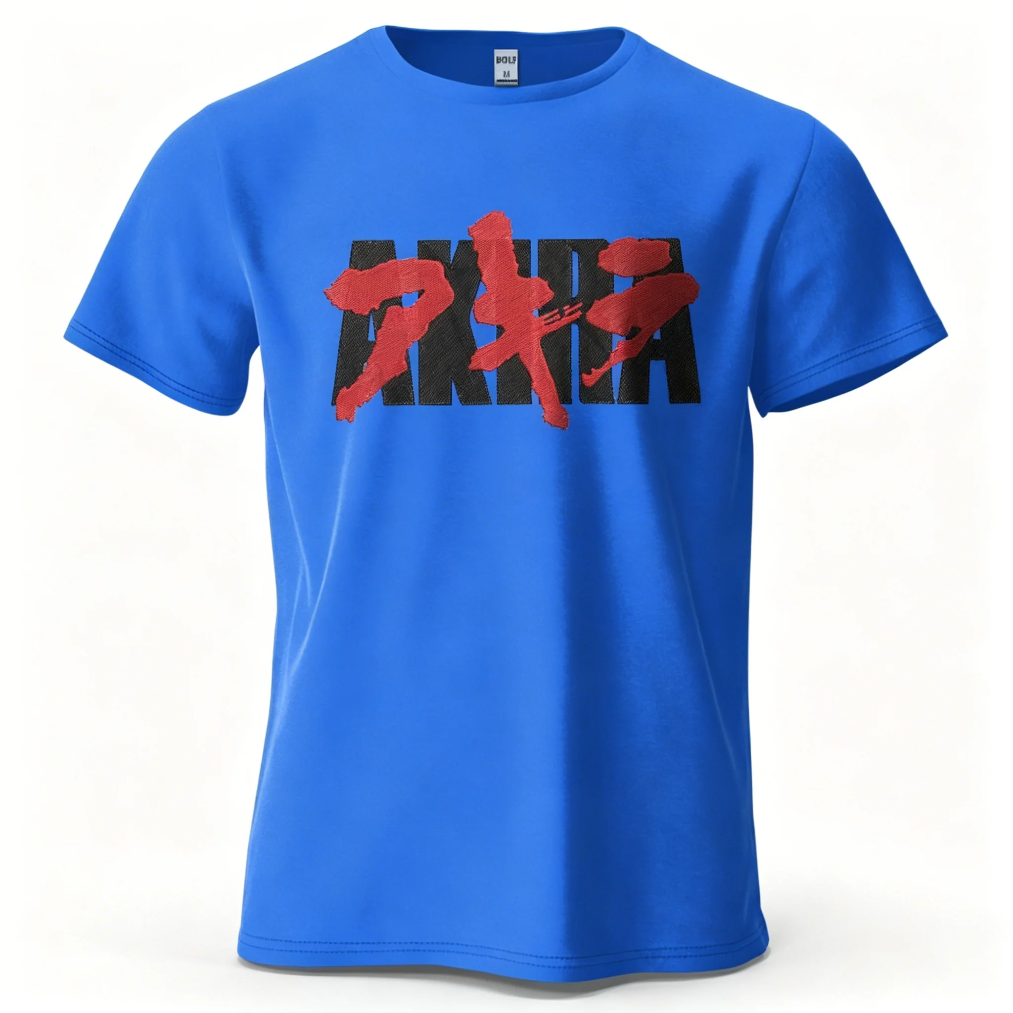 Unisex Akira Anime T-shirt Retro 90s Manga Graphic Print Casual Crew Neck Short Sleeve Loose Cotton Streetwear Tee for Men Women