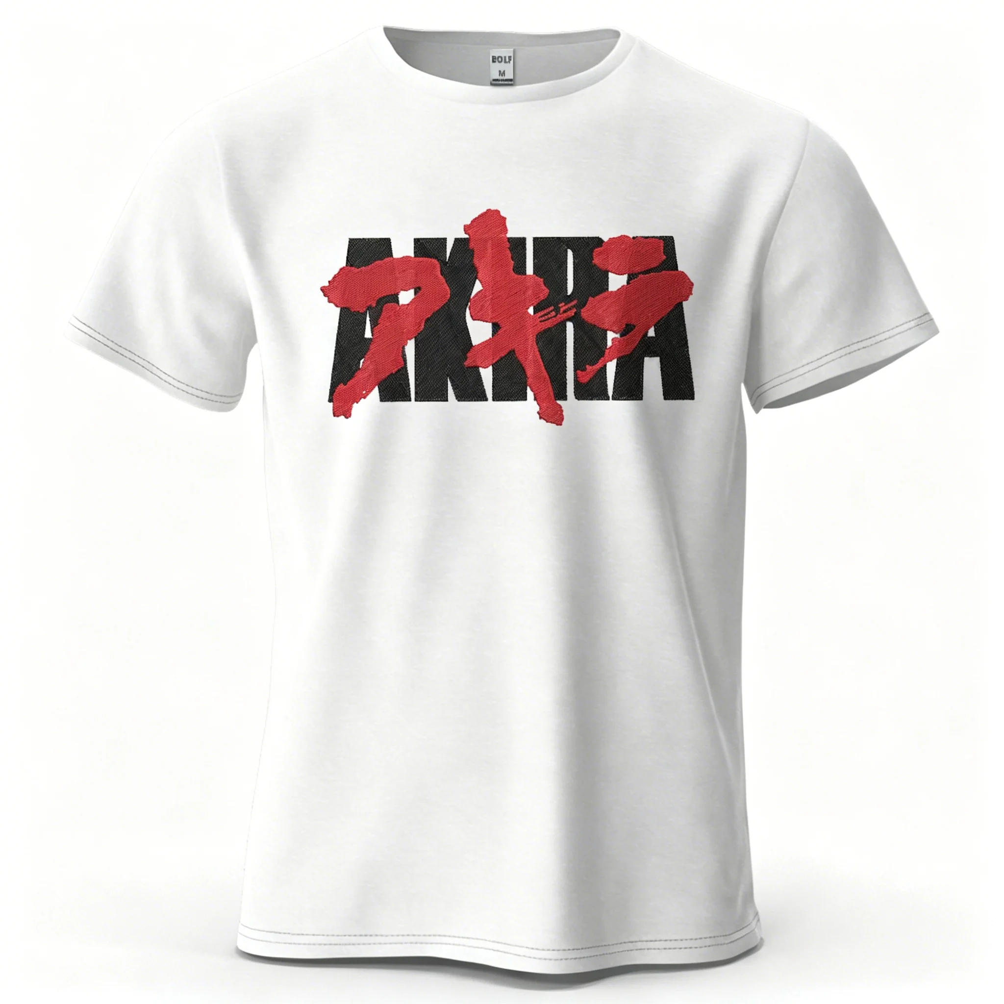 Unisex Akira Anime T-shirt Retro 90s Manga Graphic Print Casual Crew Neck Short Sleeve Loose Cotton Streetwear Tee for Men Women