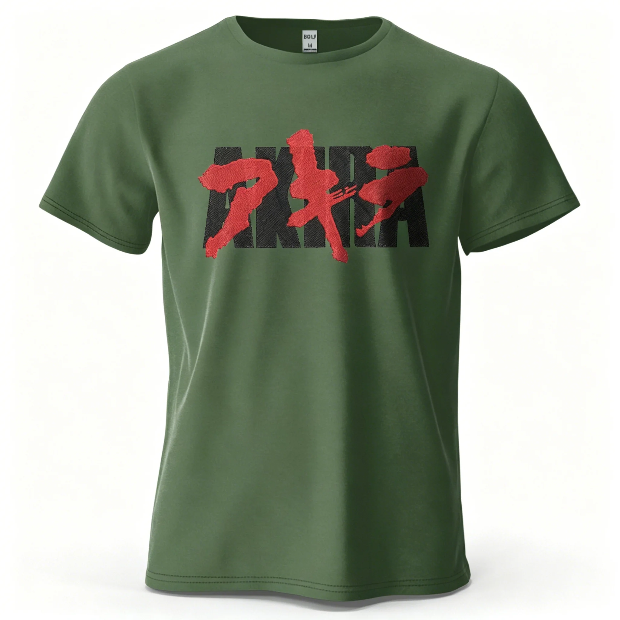 Unisex Akira Anime T-shirt Retro 90s Manga Graphic Print Casual Crew Neck Short Sleeve Loose Cotton Streetwear Tee for Men Women