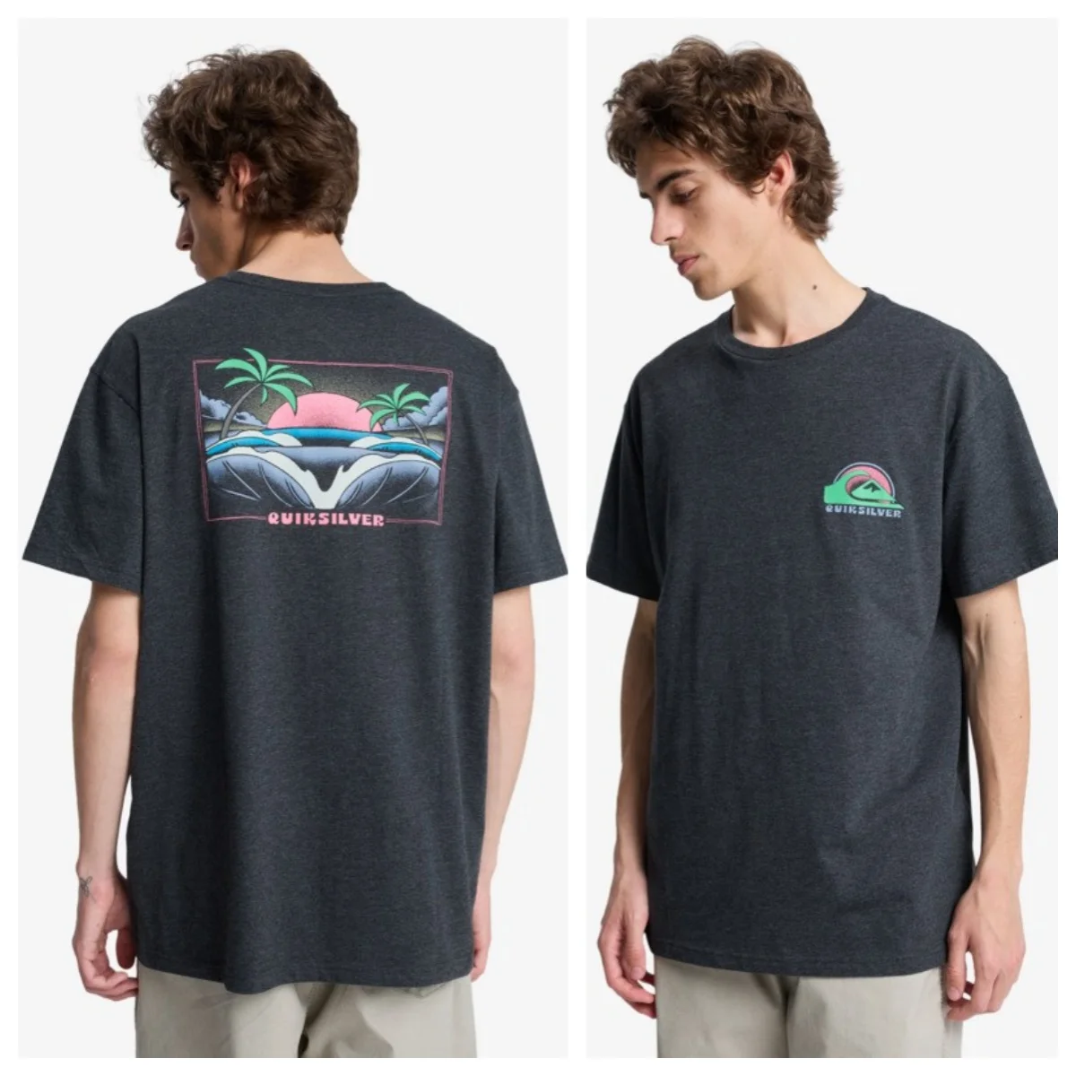 Fractured Wave Surfing Outdoor Sports T-Shirt Cotton Graphic Tee Men Women Summer Streetwear Top