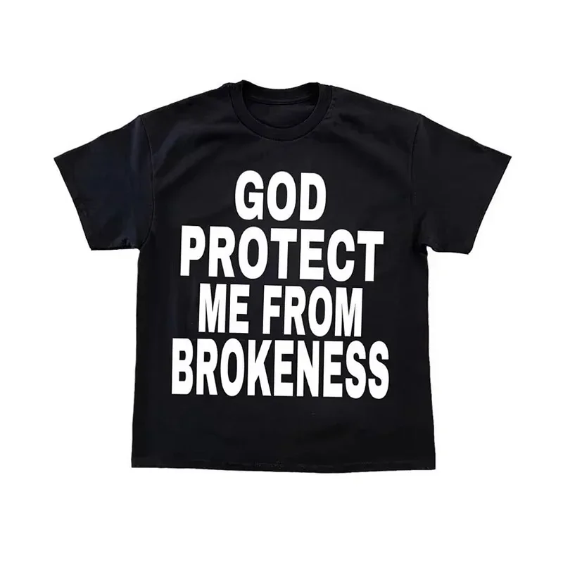T-shirt Harajuku Letter Trendy Sleeve Grunge Gothic Retro Top Hip Hop Casual Women Harajuku Sleeve Casual Aesthetic Clothes