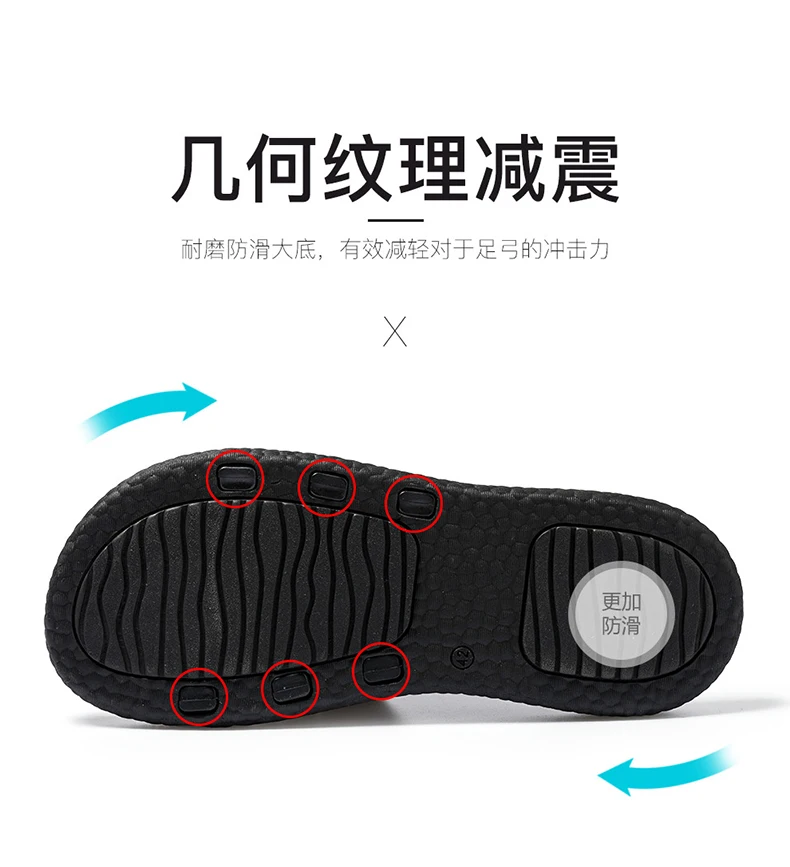Fashion Mens Acupressure Massage Slippers Home Indoor Slides Sleeper Comfortable Men's Slide Slipper for House Room Foot Massage