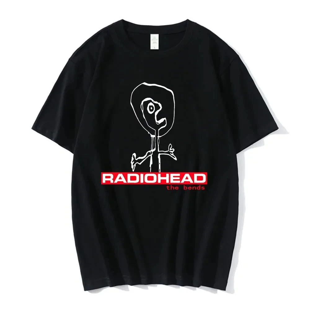 Vintage Classic Radiohead T Shirt Men Tees North America Tour Rock Boy Women's Tshirt Camisetas Hombre Hip Hop Street Casual Top