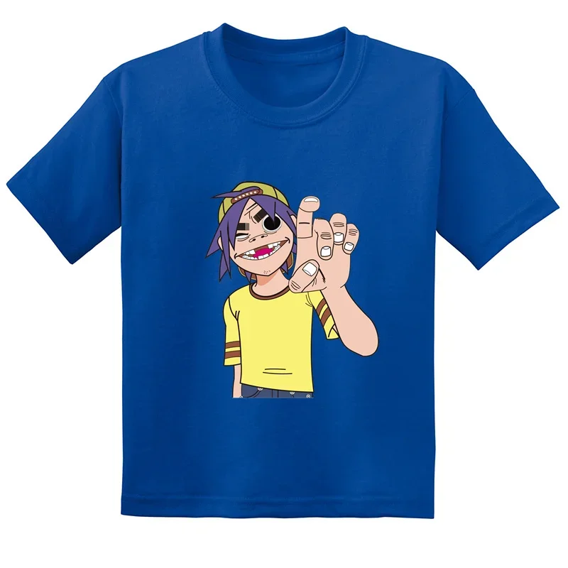 Teenager Gorillaz Print T-shirts Children Summer Fashion Casual Tops For Boys Girls Kids Comfortable Short Sleeve T-shirts