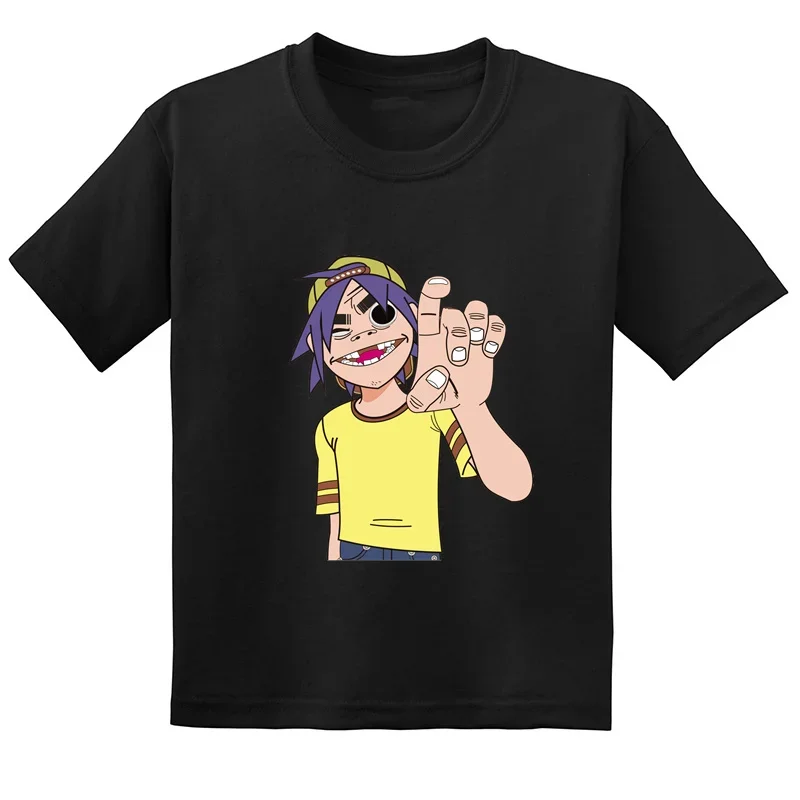 Teenager Gorillaz Print T-shirts Children Summer Fashion Casual Tops For Boys Girls Kids Comfortable Short Sleeve T-shirts