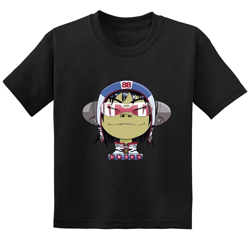 Teenager Gorillaz Print T-shirts Children Summer Fashion Casual Tops For Boys Girls Kids Comfortable Short Sleeve T-shirts