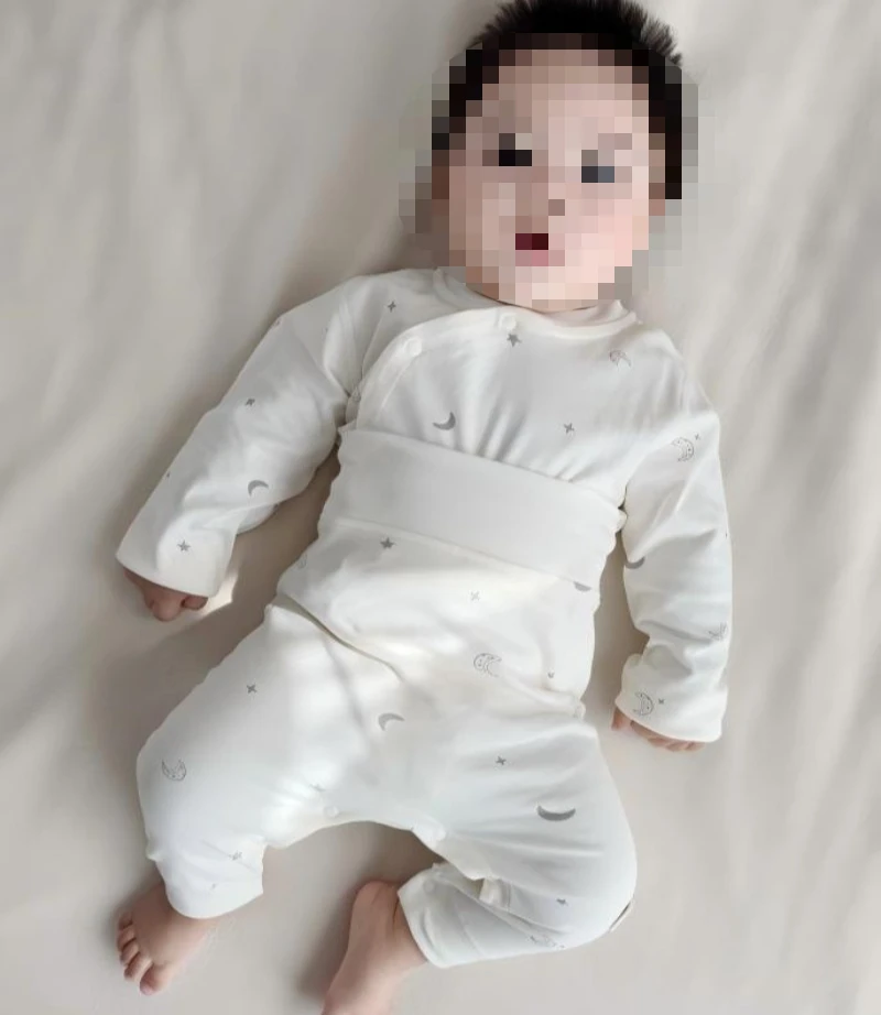 2026 New Baby Boy Girl Pure Cotton 2pcs Clothes Set Newborn Spring Fall Stylish Top Pant Daily Wear 0-24M Kid Casual Cute Outfit