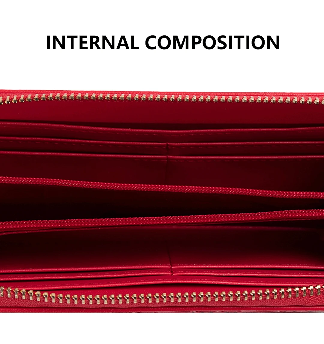 CH Standard Wallet Fashion Classic Women's Small Wallet Solid Color Design Multi-Letter Embossed Women's Coin Purse Luxury