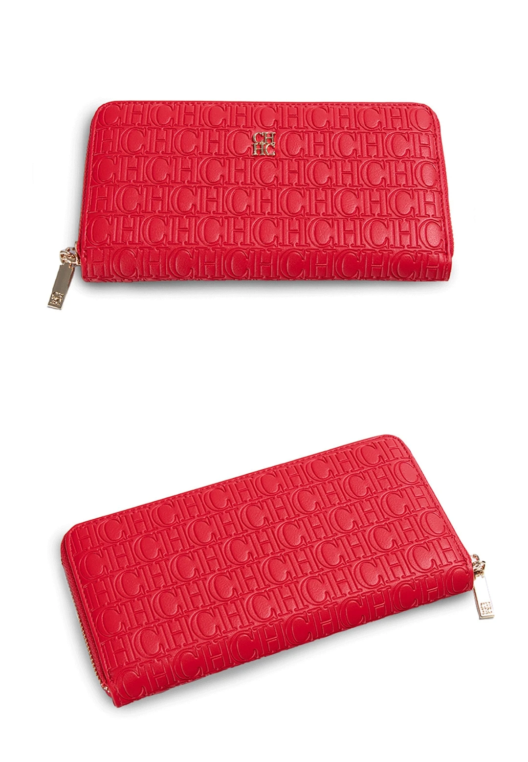 CH Standard Wallet Fashion Classic Women's Small Wallet Solid Color Design Multi-Letter Embossed Women's Coin Purse Luxury