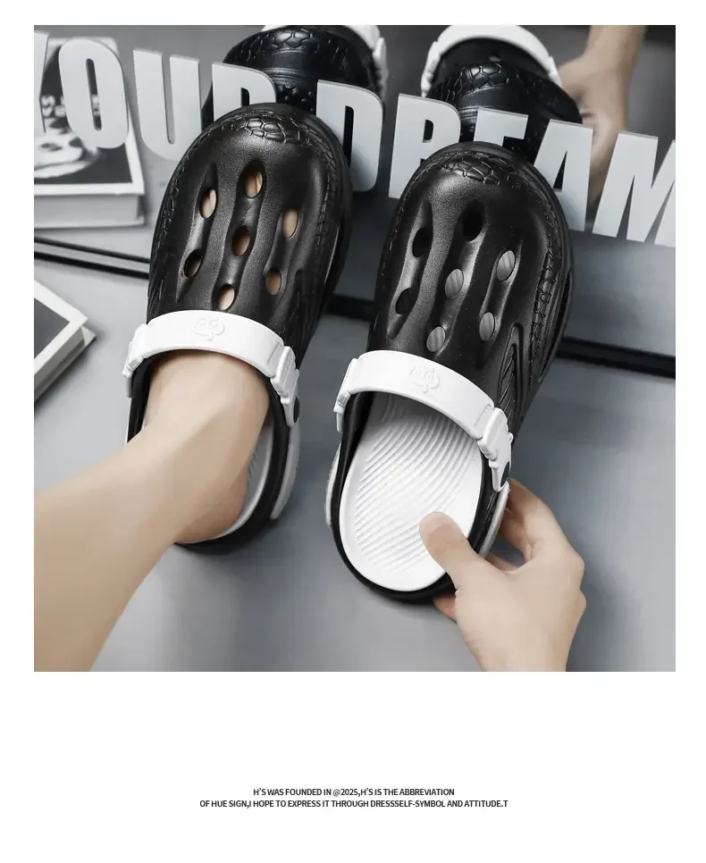 2026 Summer New Men's Thick Sole Anti-Slip Outdoor Casual Beach Sandals