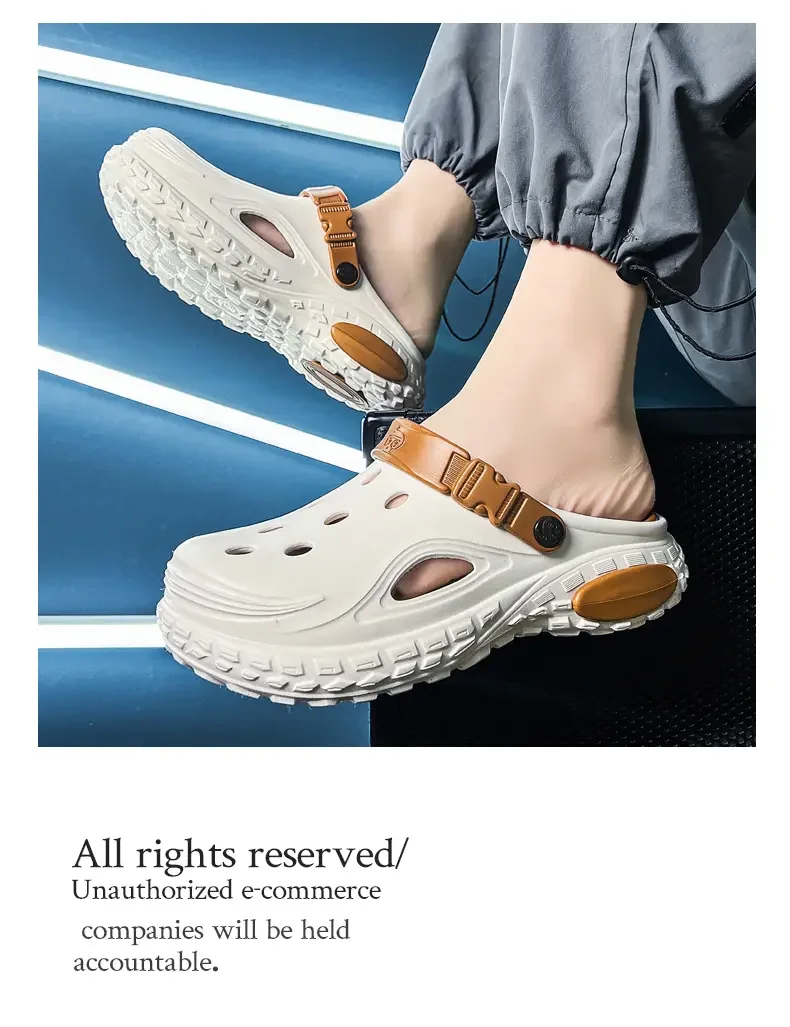 2026 Summer New Men's Thick Sole Anti-Slip Outdoor Casual Beach Sandals