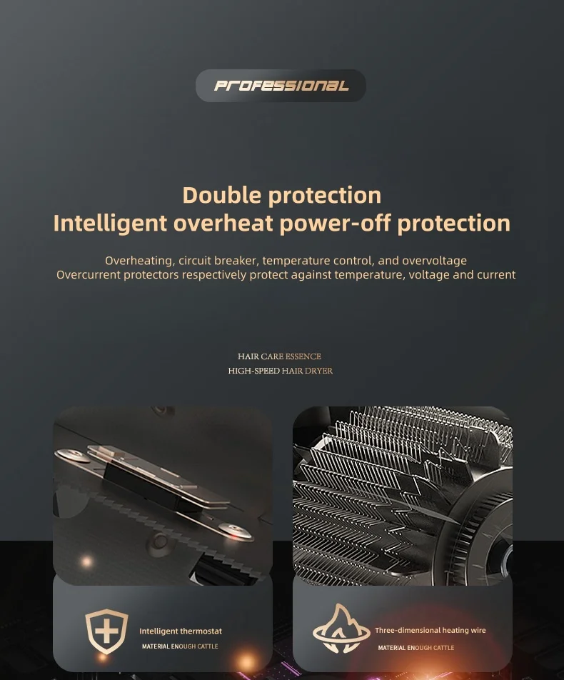 2026 High-Speed Hair Dryer 1600W, Hotel, Non Perforated Wall Mounted High-Power Non Perforated Bathroom, Bathroom, 220v