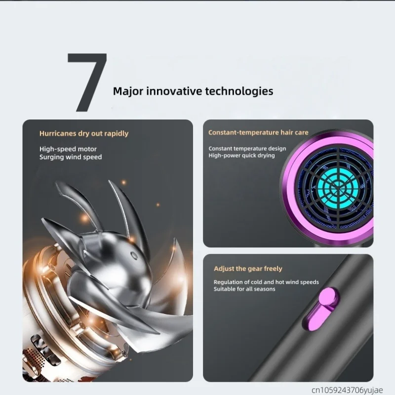 2026 High-Speed Hair Dryer 1600W, Hotel, Non Perforated Wall Mounted High-Power Non Perforated Bathroom, Bathroom, 220v