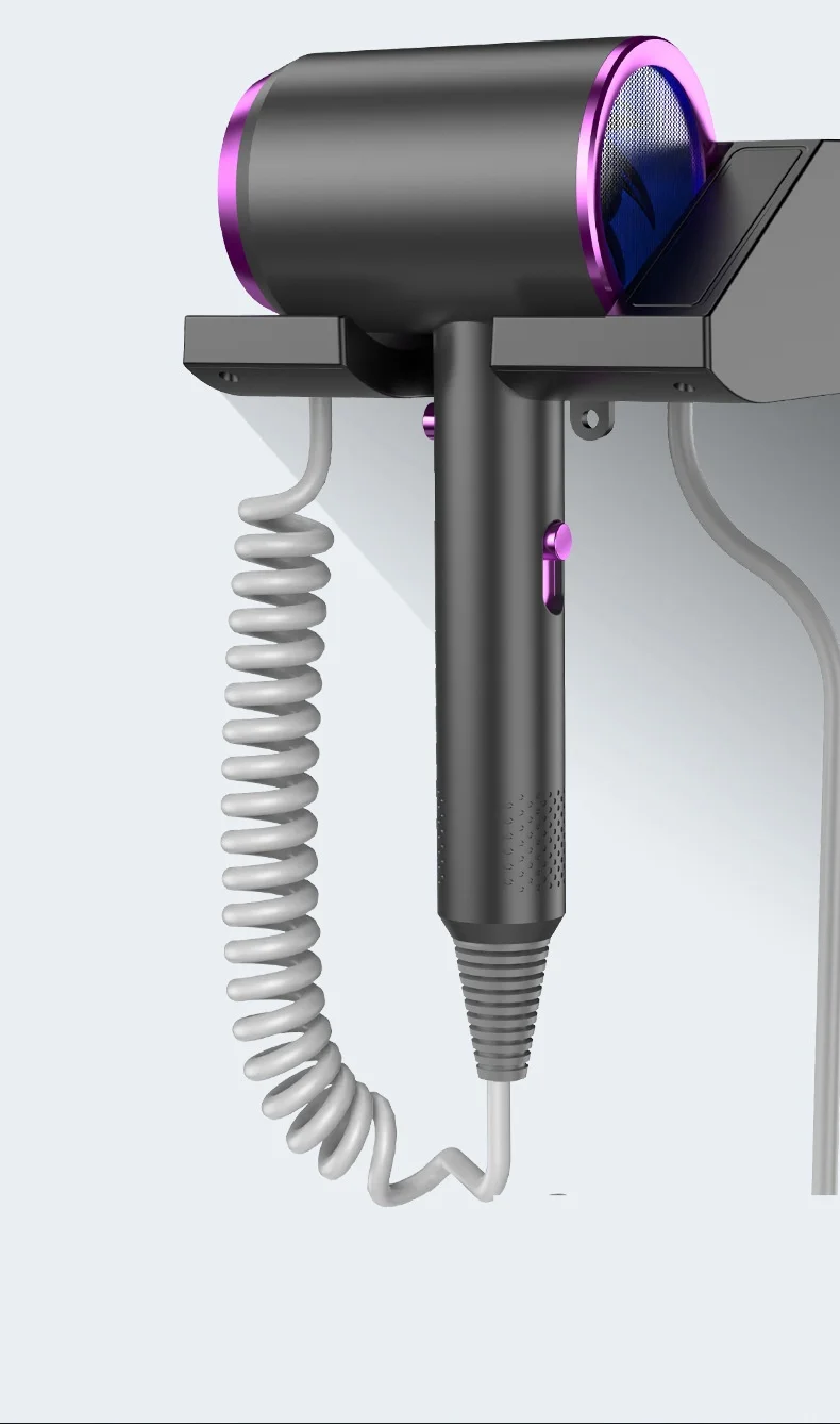 2026 High-Speed Hair Dryer 1600W, Hotel, Non Perforated Wall Mounted High-Power Non Perforated Bathroom, Bathroom, 220v