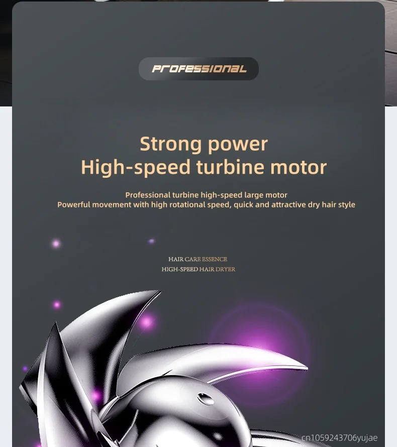 2026 High-Speed Hair Dryer 1600W, Hotel, Non Perforated Wall Mounted High-Power Non Perforated Bathroom, Bathroom, 220v