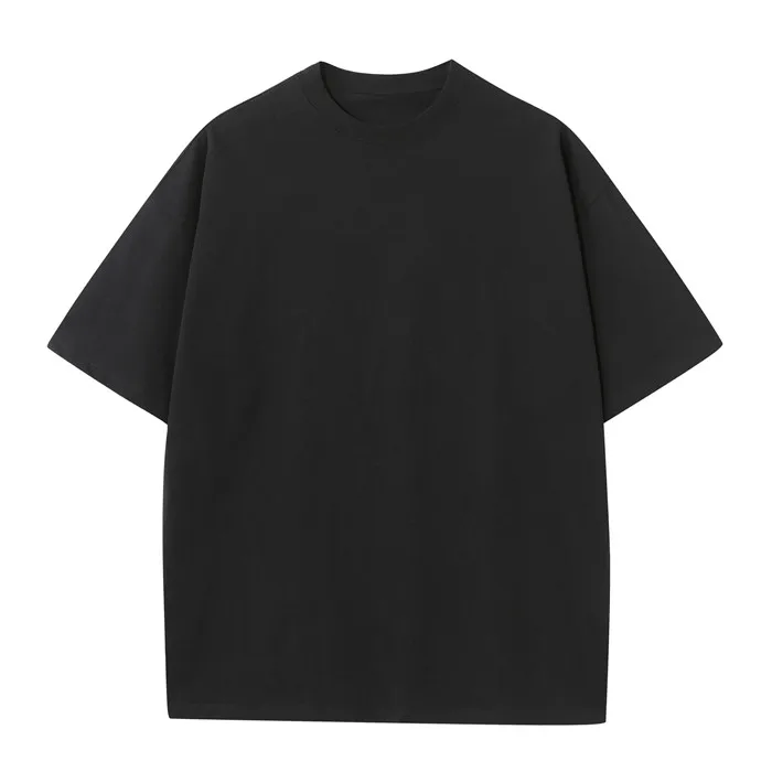 2026 Summer Fashion New Cotton White Solid T-shirt Men's Large Size Casual Round Neck Men's Basic T-shirt High Quality Classic
