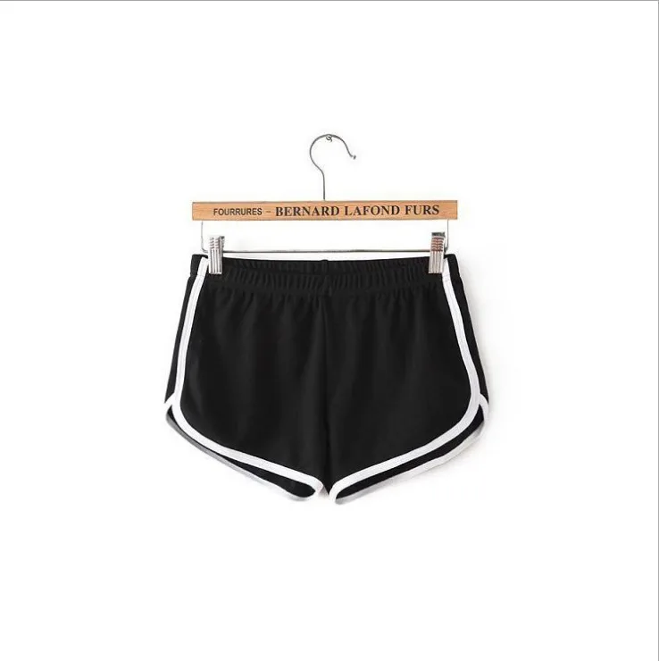 2026 Women's Summer Yoga Beach Shorts Sports Shorts Women's Home Casual Shorts Solid Color Fashion Candy Color Hot Pants Shorts