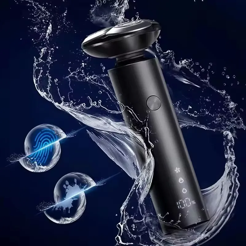 2026 Electric Shaver Clipper Triple Blade Trimmer For Men Dry Wet Shaving Washable Beard Hair Cutting Machine Razor
