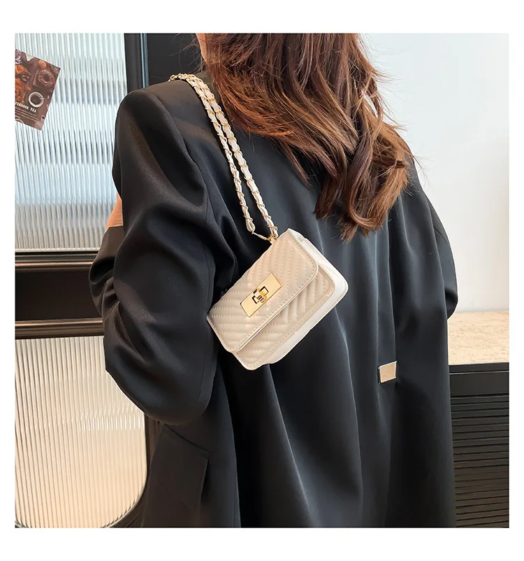 2026 5 Color NEW Design Bags for Women, Trendy New Western-style Chain Mini Crossbody Bags, Fashionable Temperament Bags