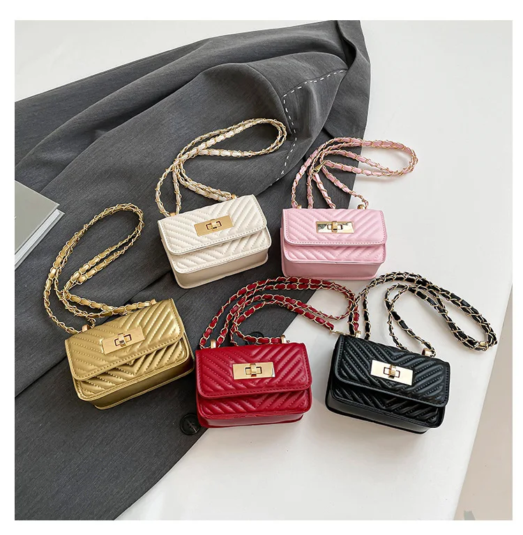 2026 5 Color NEW Design Bags for Women, Trendy New Western-style Chain Mini Crossbody Bags, Fashionable Temperament Bags