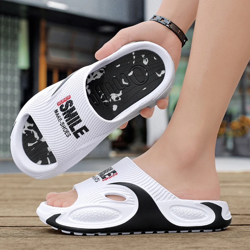 Summer New Men's Slippers EVA Soft Slides Indoor Outdoor Sandals Beach Men Casual Shoes Garden Shoes Male Couple House Slippers
