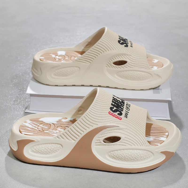 Summer New Men's Slippers EVA Soft Slides Indoor Outdoor Sandals Beach Men Casual Shoes Garden Shoes Male Couple House Slippers