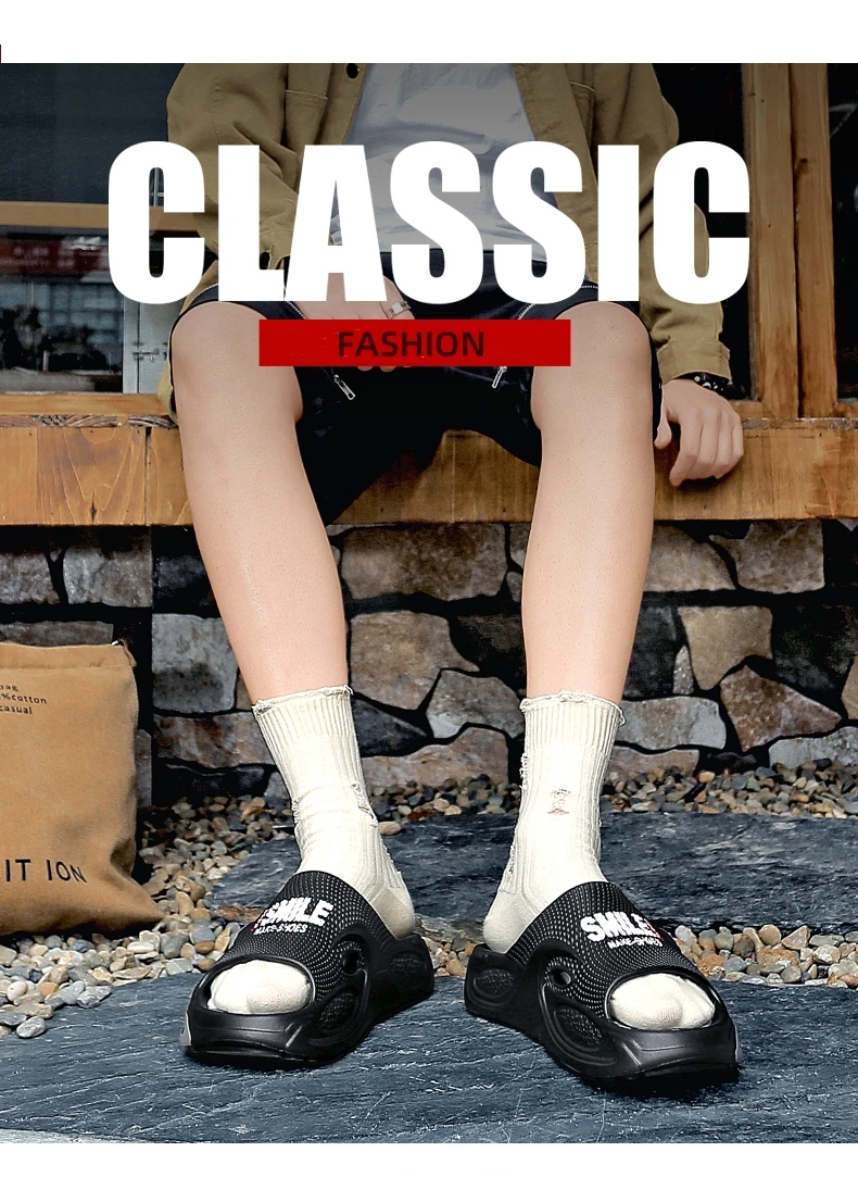 Summer New Men's Slippers EVA Soft Slides Indoor Outdoor Sandals Beach Men Casual Shoes Garden Shoes Male Couple House Slippers