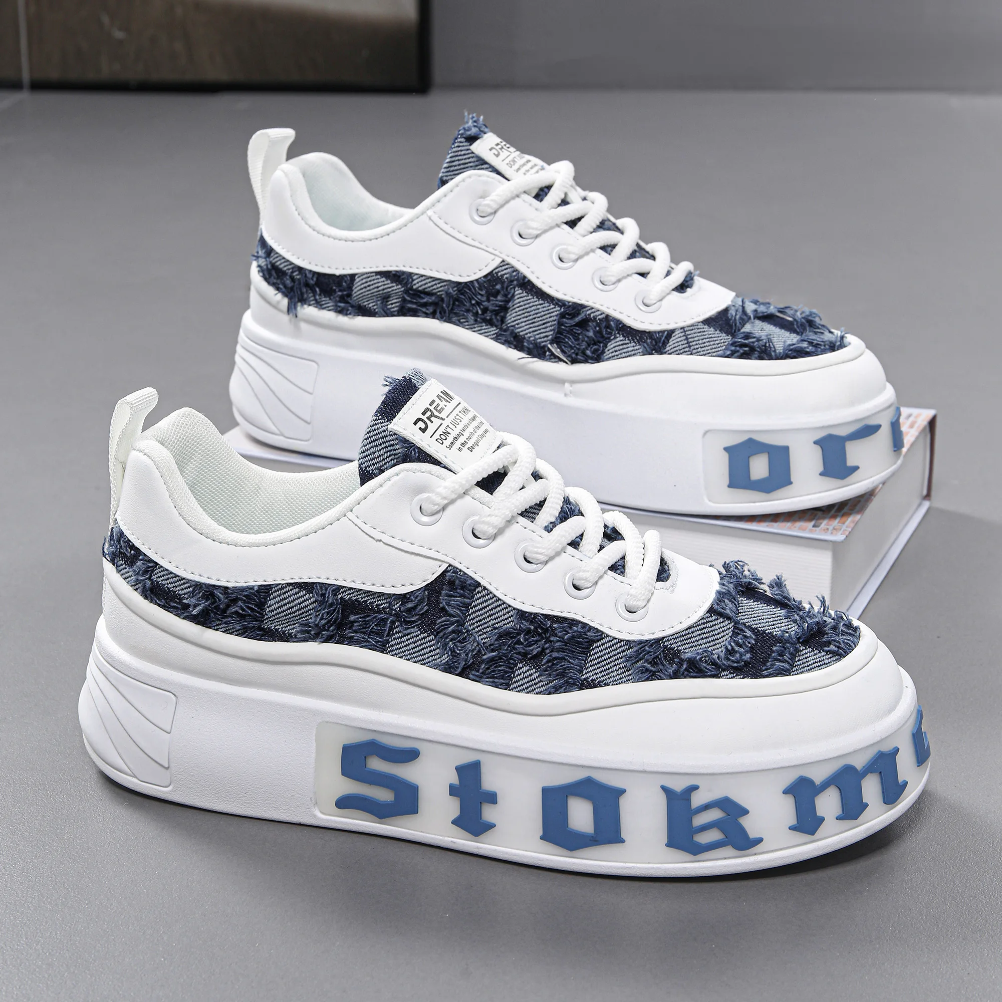 Men's Fashionable All-Match Outdoor Leisure Sports Skate Shoes New Stylish Casual Footwear
