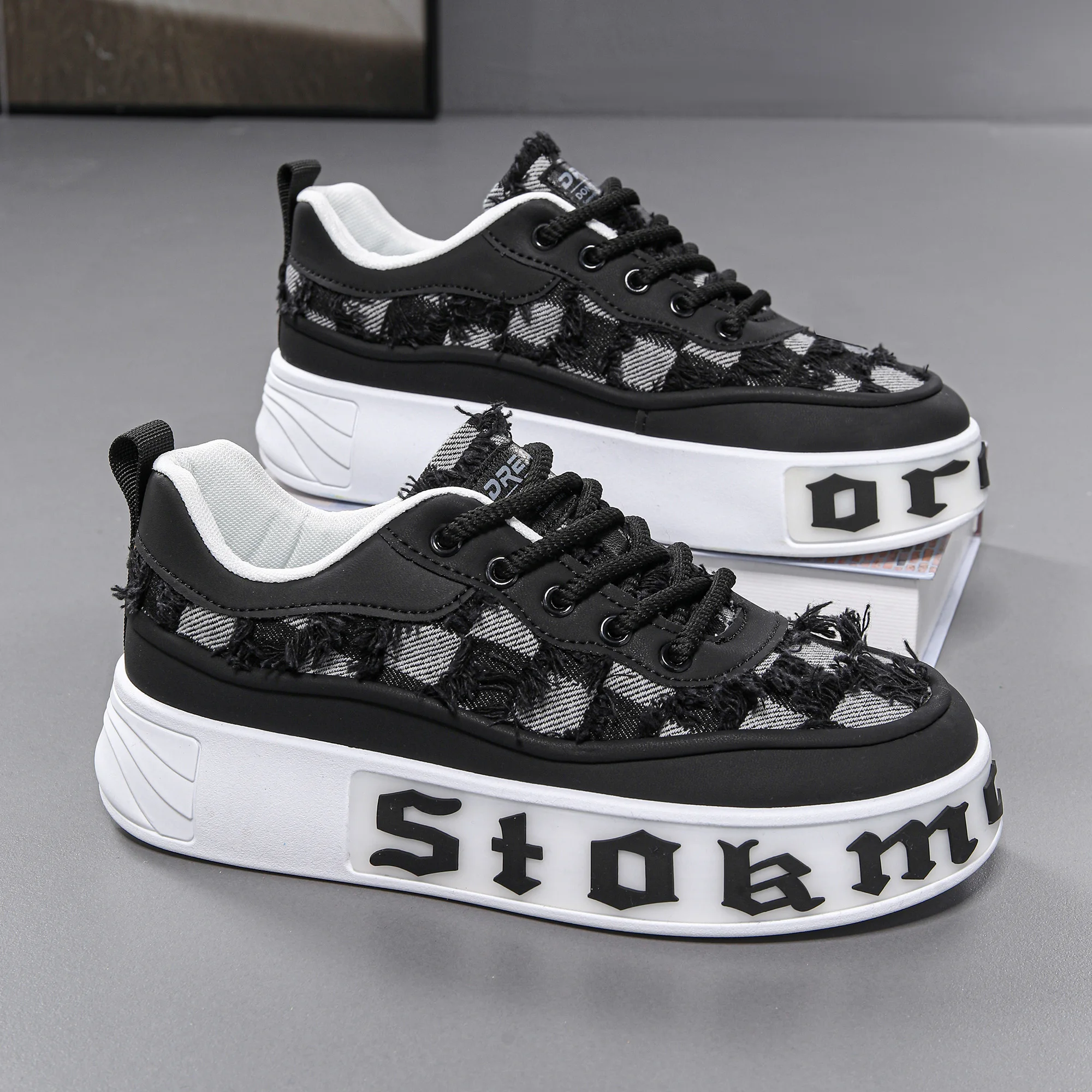 Men's Fashionable All-Match Outdoor Leisure Sports Skate Shoes New Stylish Casual Footwear