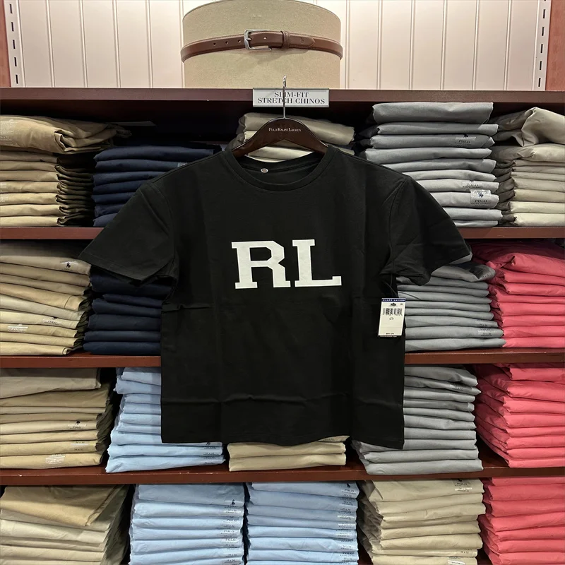 2026 New Luxury Classic Hot Sale Summer Pure Cotton Men's and Women's Short Sleeved T-shirt Fashion Printed Large Size Harajuku