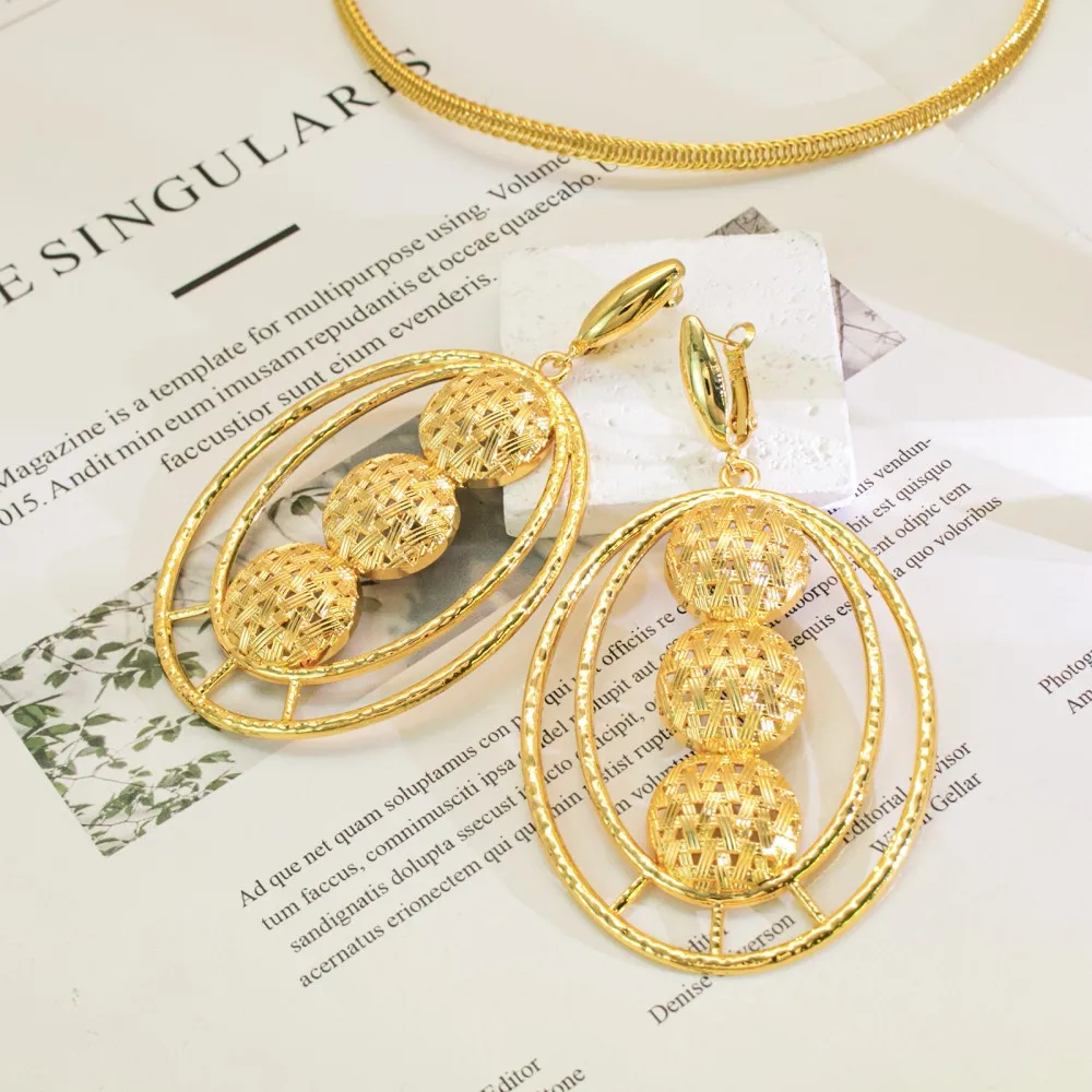 GZJPEI Design Hollow Out Big Drop Earrings For Women Fashion Statement Europe and America Jewelry Accessories 2026 New Wholesale