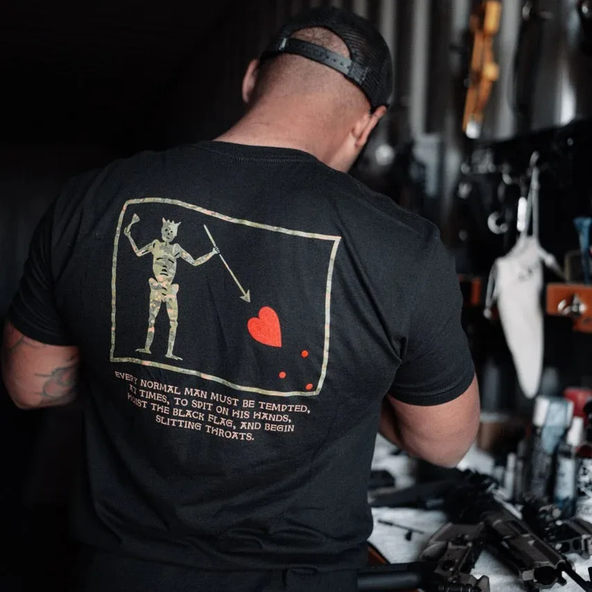Hoist The Black Flag – Savage Tacticians Exhaust Ventilation for Cooling Suitable for Exercise Wear