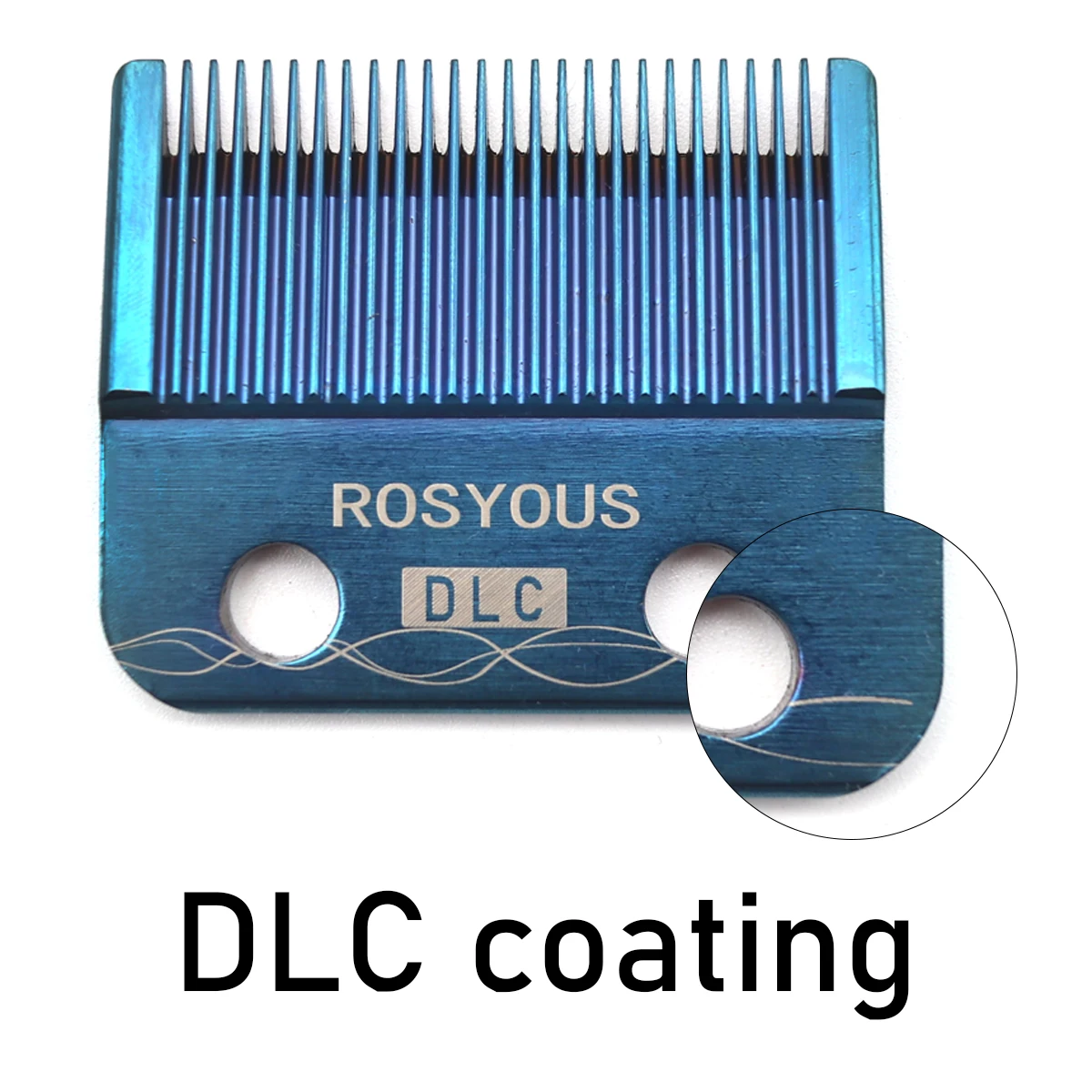 Professional Hair Clipper Fade DLC Blade Ultra Thin Replacement for Madeshow WAHL MRD Gamma SC  JRL KM-90-4 Hair Clippers