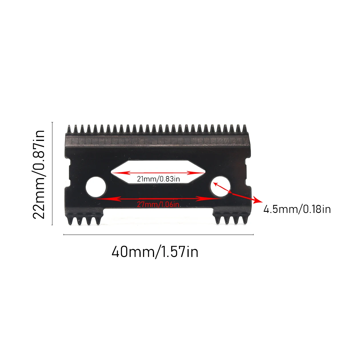 Professional Hair Clipper Fade DLC Blade Ultra Thin Replacement for Madeshow WAHL MRD Gamma SC  JRL KM-90-4 Hair Clippers