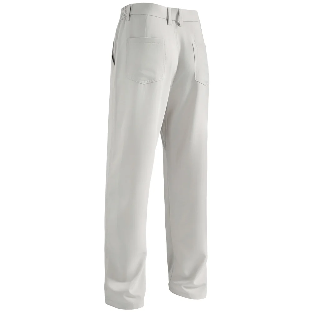 AIOPESON Spring Fit Slim Men’s Formal Pants Solid Color Zipper Pocket Business Casual Wrinkle Resistant Daily Trousers
