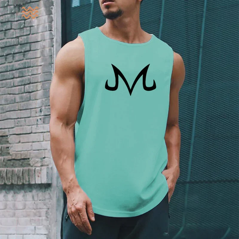 Summer Training Clothing Quick-drying Bodybuilding Vest Men's Gym Fitness Superhero Sleeveless Shirt Anime Zt Casual Vest