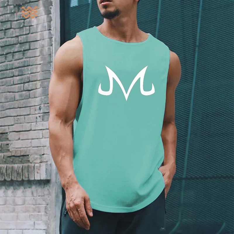 Summer Training Clothing Quick-drying Bodybuilding Vest Men's Gym Fitness Superhero Sleeveless Shirt Anime Zt Casual Vest