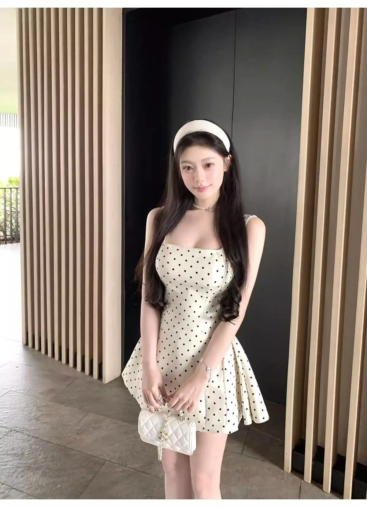 Polka Dot Strapless Dress Women's Summer 2026 New Arrival Elegant and Stunning A-Line Puffy Short Skirt