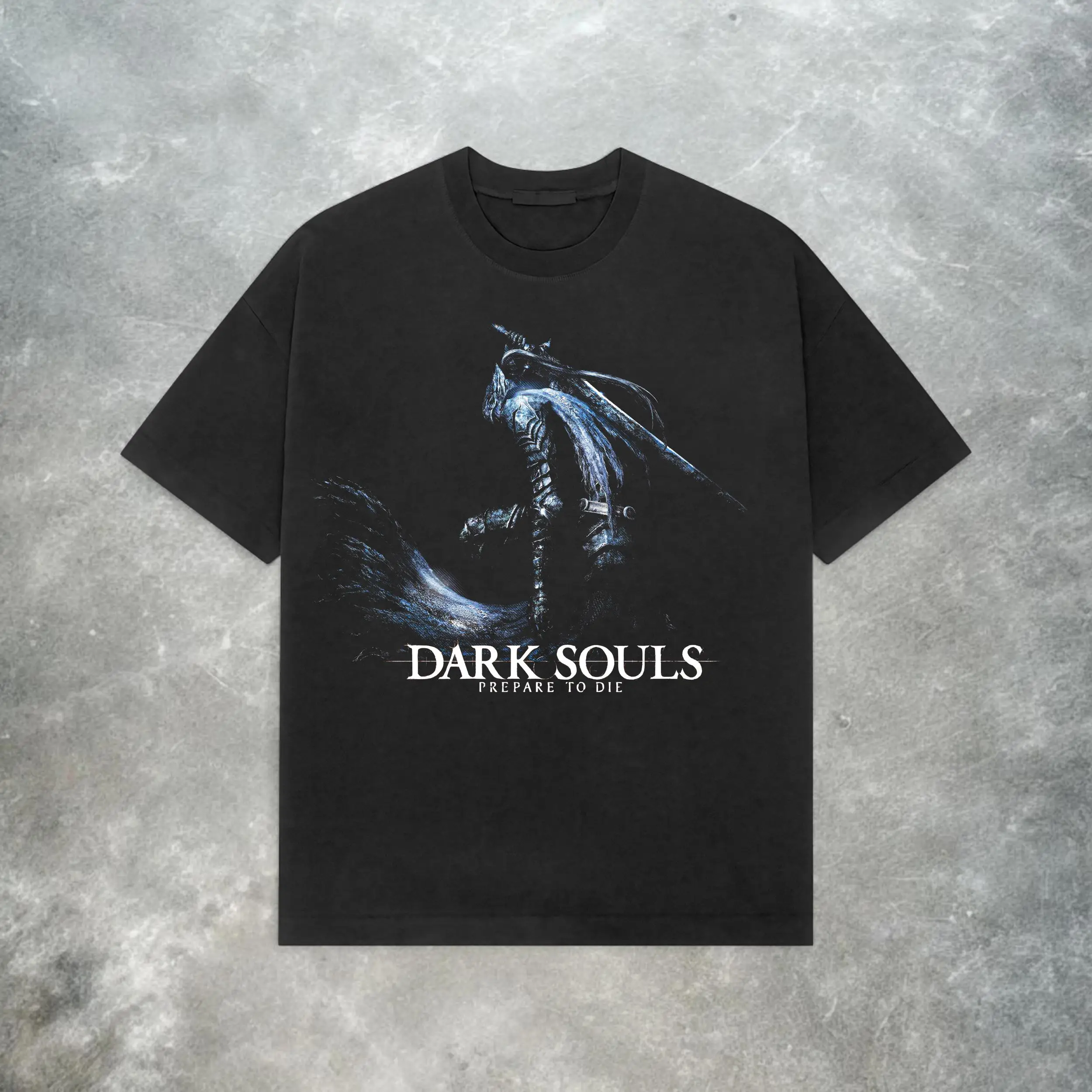 Dark Souls T-shirt - Retro Y2K Souls-themed video game T-shirt  Pure cotton, all-season casual loose-fitting streetwear shirt