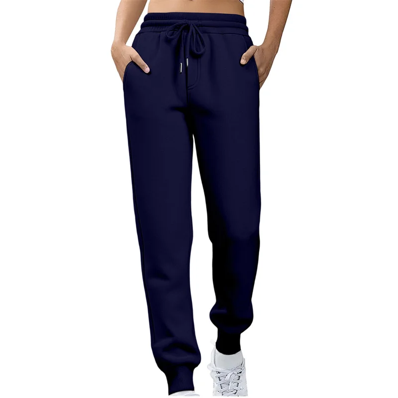 2026 spring autumn women Straight Pants Fashion Solid Color pants Drawstring large size slim Casual Trousers women Sweatpants