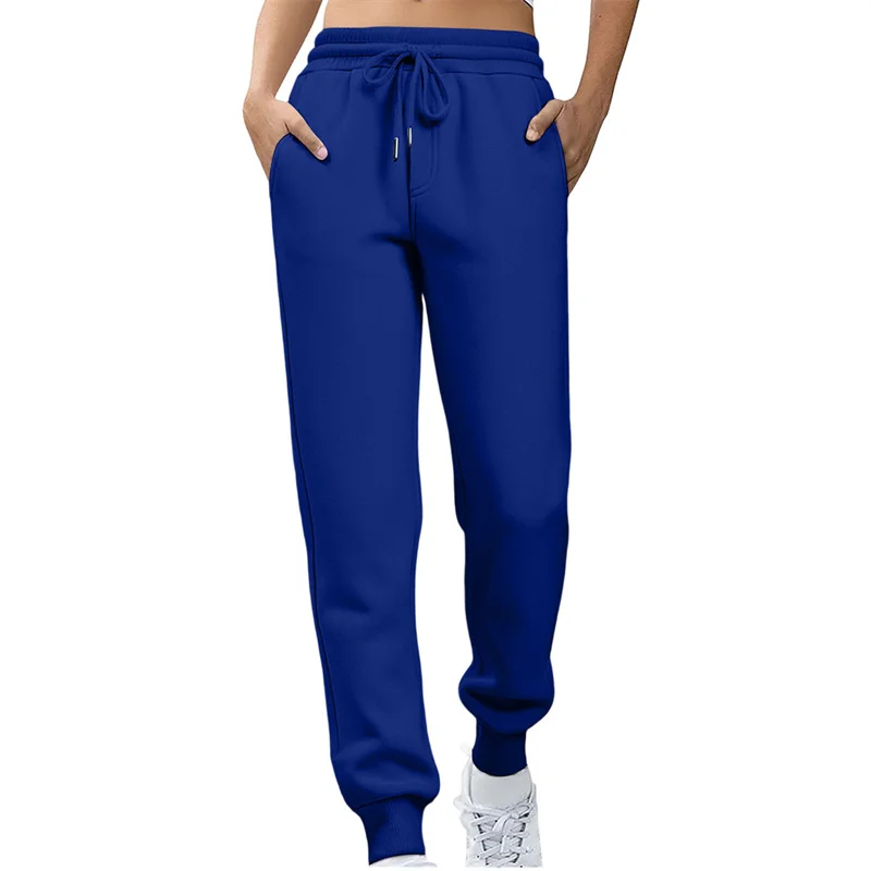 2026 spring autumn women Straight Pants Fashion Solid Color pants Drawstring large size slim Casual Trousers women Sweatpants