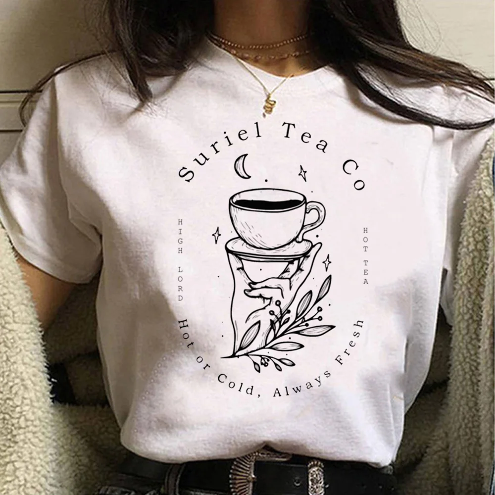 A Court of Thorns and Roses Literary Fiction Velaris City of Starlight Vintage Shirt SJM Merch Harajuku Sleeve Aesthetic Clothes