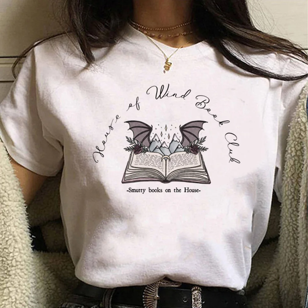A Court of Thorns and Roses Literary Fiction Velaris City of Starlight Vintage Shirt SJM Merch Harajuku Sleeve Aesthetic Clothes