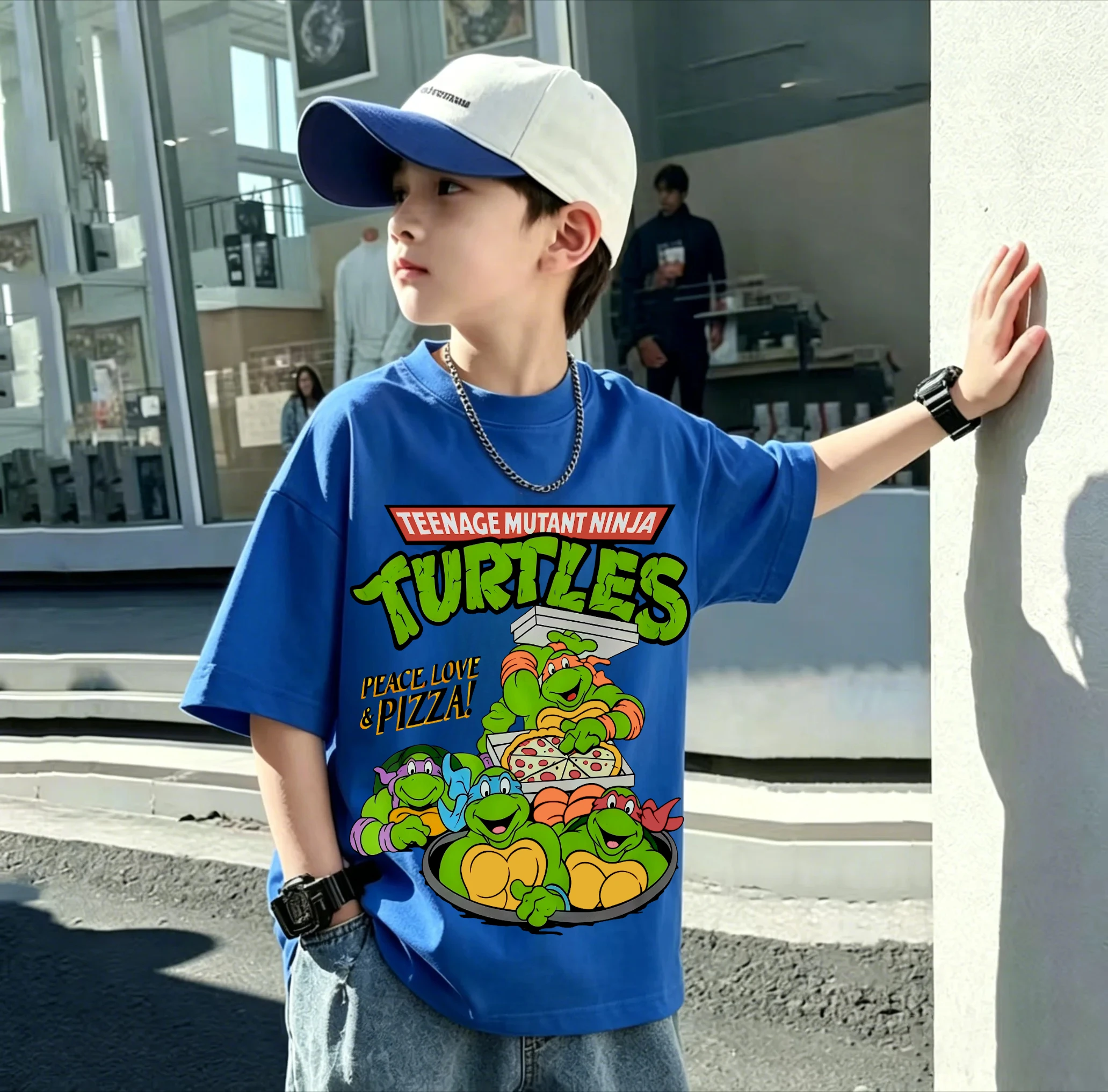 Nickelodeon Bestseller: Nick - Teenage Mutant Ninja Turtles 100% Cotton T-Shirt for Children Aged 3-12 - Cute Cartoon Top