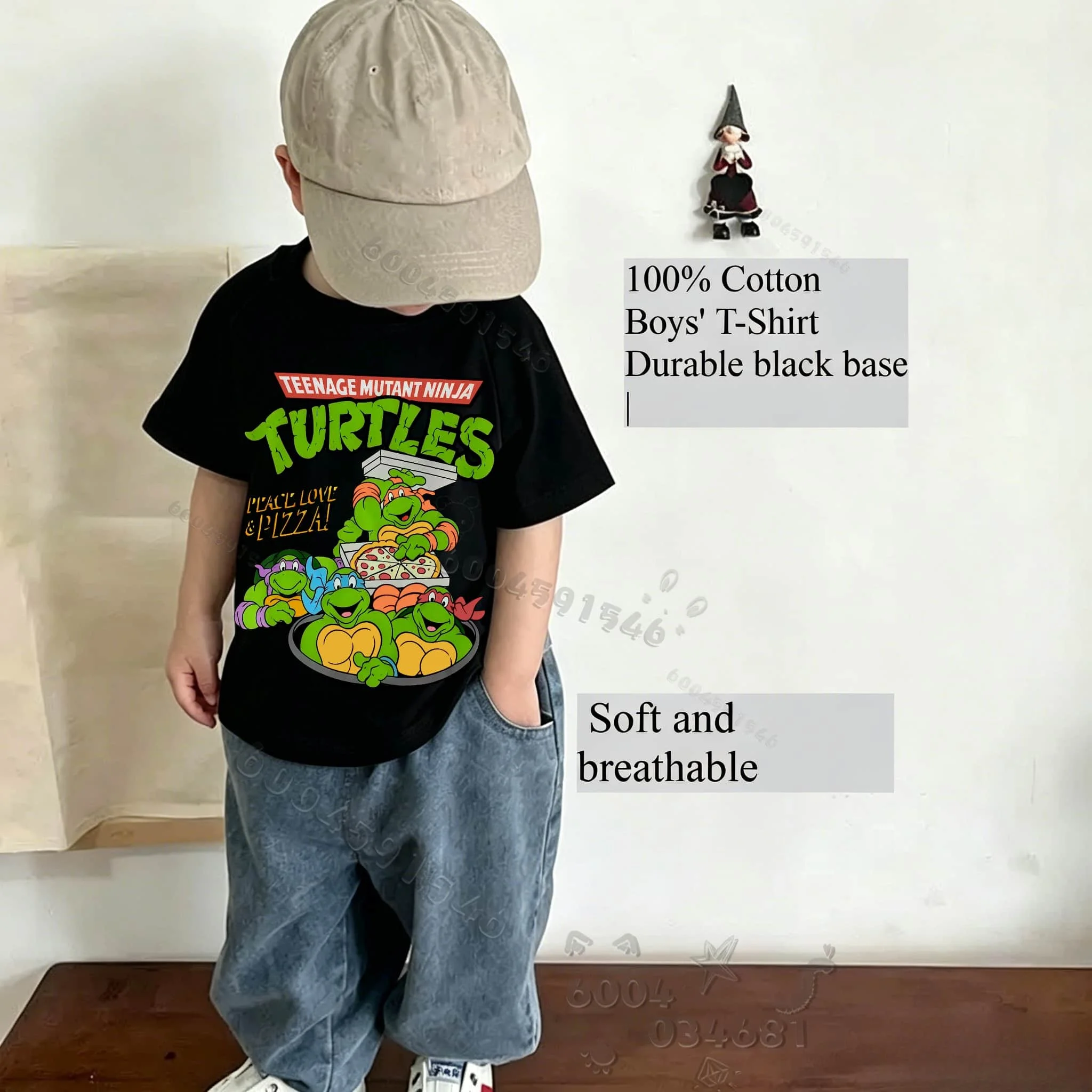 Nickelodeon Bestseller: Nick - Teenage Mutant Ninja Turtles 100% Cotton T-Shirt for Children Aged 3-12 - Cute Cartoon Top