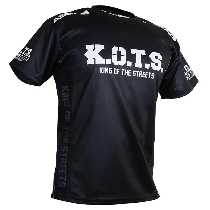 2026 New summer trend 3D printed K.O.T.S. street fighting competition men's T-shirt for outdoor sports and fitness, streetwear