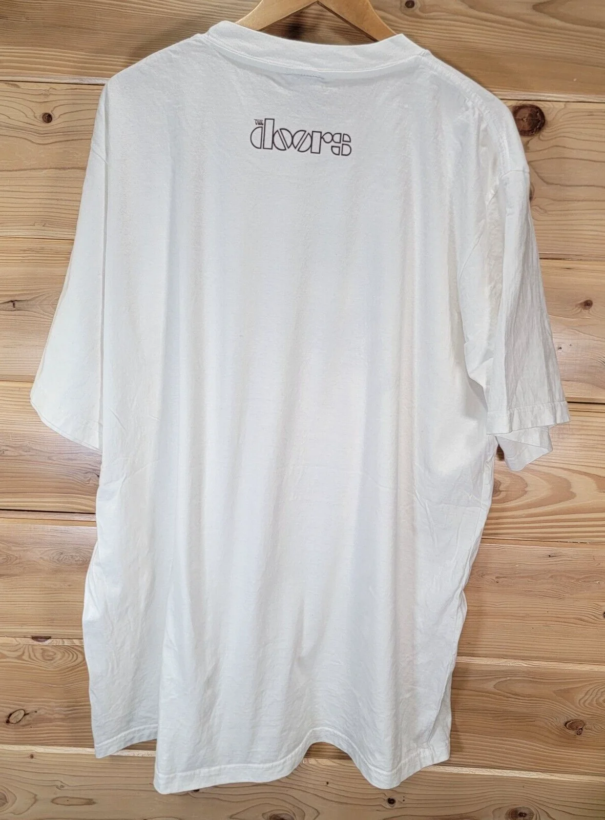 Vintage The Doors Print Cotton Short Sleeve T-shirt Casual Men Women Harajuku Retro T-shirts Unisex Y2k Streetwear Tee Tops