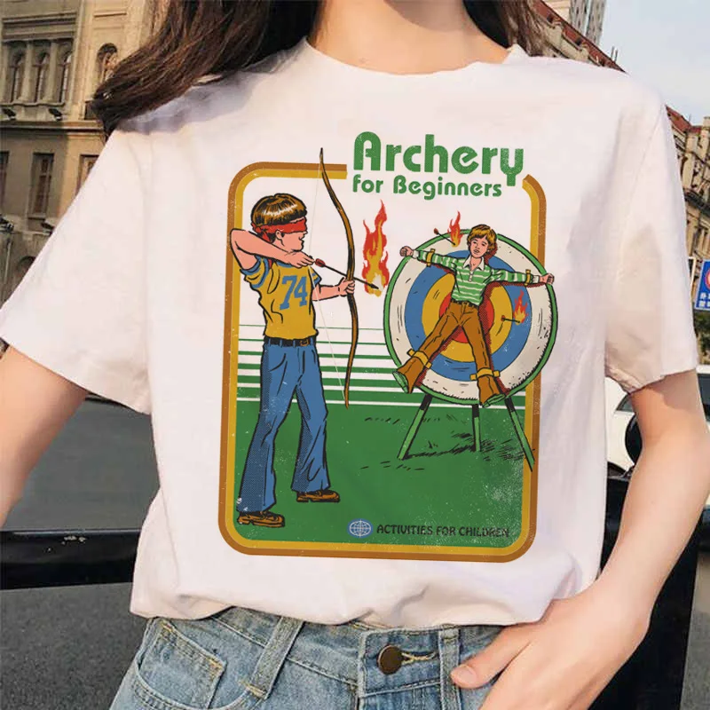 Let's Summon Demons Aesthetics T shirt Women Summer Casual Harajuku Cartoon Print Satan Short Sleeve Tops Camiseta Streetwear